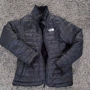Reversible The North Face fur coat